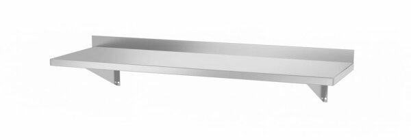 Hendi Wandregal mit Konsolen aus Edelstahl 1000x300x250mm