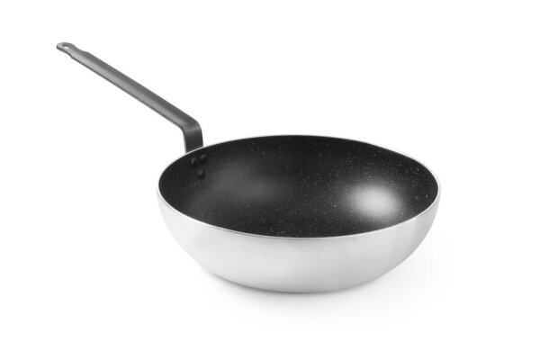 Hendi Wokpfanne aus Aluminium mit marmorierte Antihaftbeschichtung Ø320mm