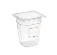 Gastronorm Behälter 1/6, HENDI, GN 1/6, 2,4L, Transparent, 176x162x(H)150mm