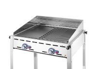Hendi Gusseisen-Grillplatte für Green Fire Profi Line Grillgeräte