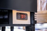 Gastro Tischkühlvitrine mit 78 Liter, schwarz