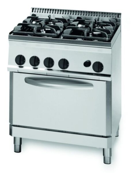 Gastro Gasherd Mit 4 Brenner Und Backofen