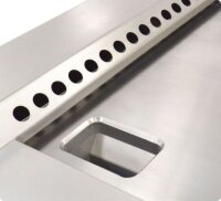KBS Gas Teppanyaki-Grill glatt Mit 2 Heizzonen 14 Kw Tischgerät Piezozündung