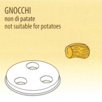 Nudelform Gnocchi für Nudelmaschine 2,5kg bis 4kg