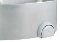 KBS Handwaschbecken Halbrunde Form Bxtxh 48X35X45Cm mit Aufkantung