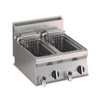 KBS Elektro Fritteuse 20 Liter -Tischgerät mit 2x10L...