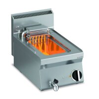Elektro Fritteuse 10 Liter - Edelstahl mit Ablasshahn,...