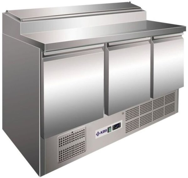 KBS Kühltisch 425 Liter 1370x700x1006 mm Steckerfertig 230V 0,235 kW Umluft