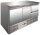 KBS Kühltisch 1370x700x875 mm 2 Türen 2 Schubladen Steckerfertig 230V 0,235 kW