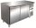 KBS Kühltisch 1360x700x860 mm 2 Türen Steckerfertig 230V 0,3 kW Umluft