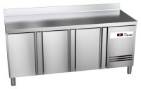 Kühltisch Ready KT3000 mit Arbeitsplatte, Aufkantung 3 Türen