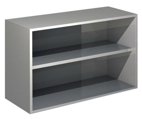 KBS Wandhängeschrank 800x400x650 mm offen mit Zwischenboden höhenverstellbar