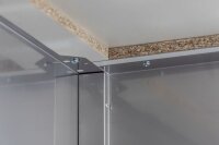KBS Wandhängeschrank 800x400x650 mm offen mit Zwischenboden höhenverstellbar