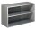 KBS Wandhängeschrank 800x400x650 mm offen mit Zwischenboden höhenverstellbar