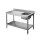 KBS Spültisch 1600x700x850 mm mit Aufkantung 1 Becken rechts mit Grundboden
