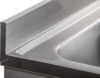 KBS Spülschrank 2000x700x850 mm mit 2 Becken rechts mit Schiebetüren