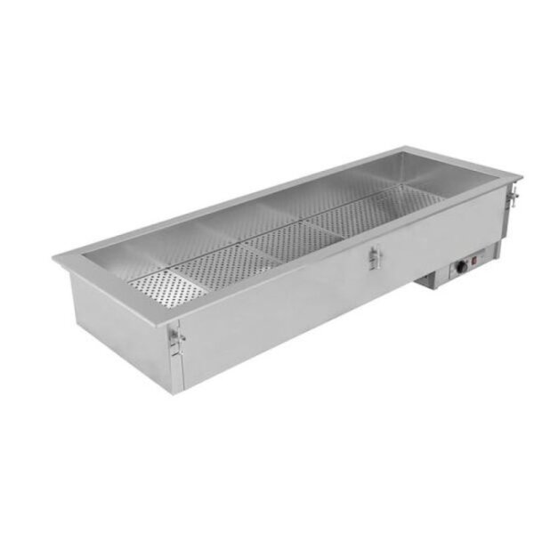 KBS Einbau Trocken Bain Marie Gn 5/1 steckerfertig 230 Volt Edelstahl
