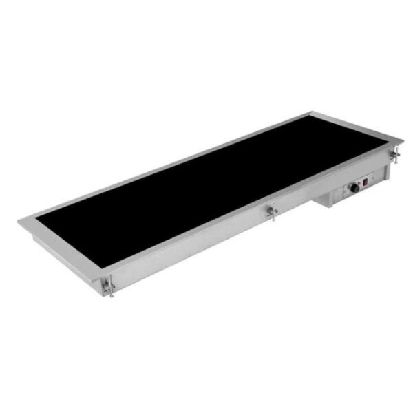 KBS Einbau Glaskeramik Warmhalteplatte mit Strahlheizkörpern Gn 5/1 Edelstahl