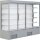 KBS Wandkühlregal 2570x720x2000 mm Drehtüren mit Isolierglas Umluftkühlung