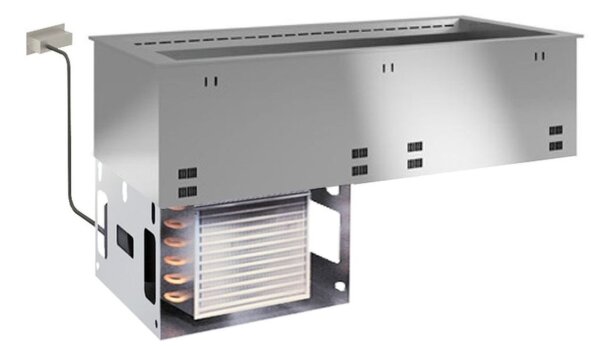 KBS Einbaukühlwanne 1780x700x750 mm GN 5/1 Umluftkühlung 230 Volt Steckerfertig