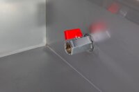 KBS Wandhaube Trapezform 1400x900x450 mm Flammschutzfilter Typ F1 Edelstahl