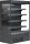 KBS Wandkühlregal mit Nachtrollo 1320x720x2000 mm Black Line Ausführung 230 Volt