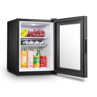 Minibar 40L Glastür Peltier System Minikühlschrank