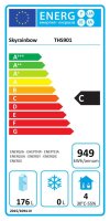 Skyrainbow Kühltisch 2-Türig Mit Unterbaukühlung, Temp. +2° / +8°C