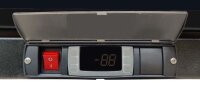 Gastro Barkühler mit 138 Liter - 2 höhenverstellbare Roste, Dixell-Digitalthermostat & LED