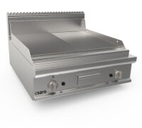 Saro Gasgriddleplatte 800Mm Breit Tischgerät 1/2+1/2...