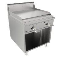 Saro Gasgriddleplatte 800Mm Breit Standgerät Gerillt...