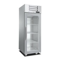 Marecos Excel line Edelstahl 700 Liter GN 2/1 Kühlschrank mit Glastür