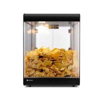 Hendi Nachos Wärmer mit Flügeltüre Krümelschublade und Beleuchtung mit 500W