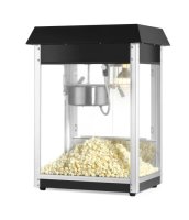 Schwarze Popcornmaschine mit Schublade, 1500 Watt