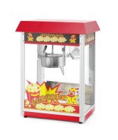 Schwarze Popcornmaschine Mit Schublade, 1500 Watt