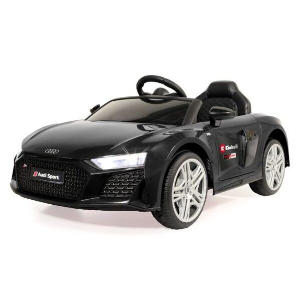 Ride-On Audi R8 Spyder 18V Schwarz Einhell Power X-Change Inkl. Starter Set
