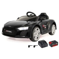 Ride-On Audi R8 Spyder 18V Schwarz Einhell Power X-Change Inkl. Starter Set