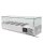 EASYLINE Kühlaufsatz 380 mit Glasabdeckung 3xGN1/3 + 1xGN1/2 - 1200