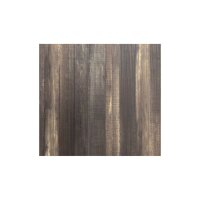 Infinity - Terrassentisch weißes Gestell + Tropenholz HPL-Platte 70x70 cm 1 Stück