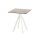 Infinity - Terrassentisch weißes Gestell + Moonstone HPL-Platte 70x70 cm 1 Stück