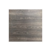 Infinity Stehtisch Schwarz gestell + Riverwashed Wood HPL 70x70 cm