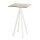 Infinity - Bartisch weißes Gestell + Moonstone HPL-Platte 70x70 cm 1 Stück