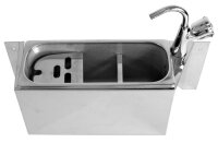 Spülbecke Für Eislöffel Mit Wasserhahn...