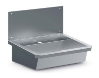 Edelstahl Waschbecken 1 Ablasshahn 600Mm  Ablaufstopfen...