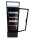 Combisteel Glastürkühlschrank Modell FCU-370 BL - schwarz, 360 Liter, Umluft