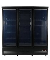 Combisteel Kühlschrank mit 3 Glastüren und Türrahmenheizung 1600 Liter