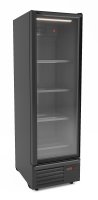 Kühlschrank 1 Glastür Schwarz 550L