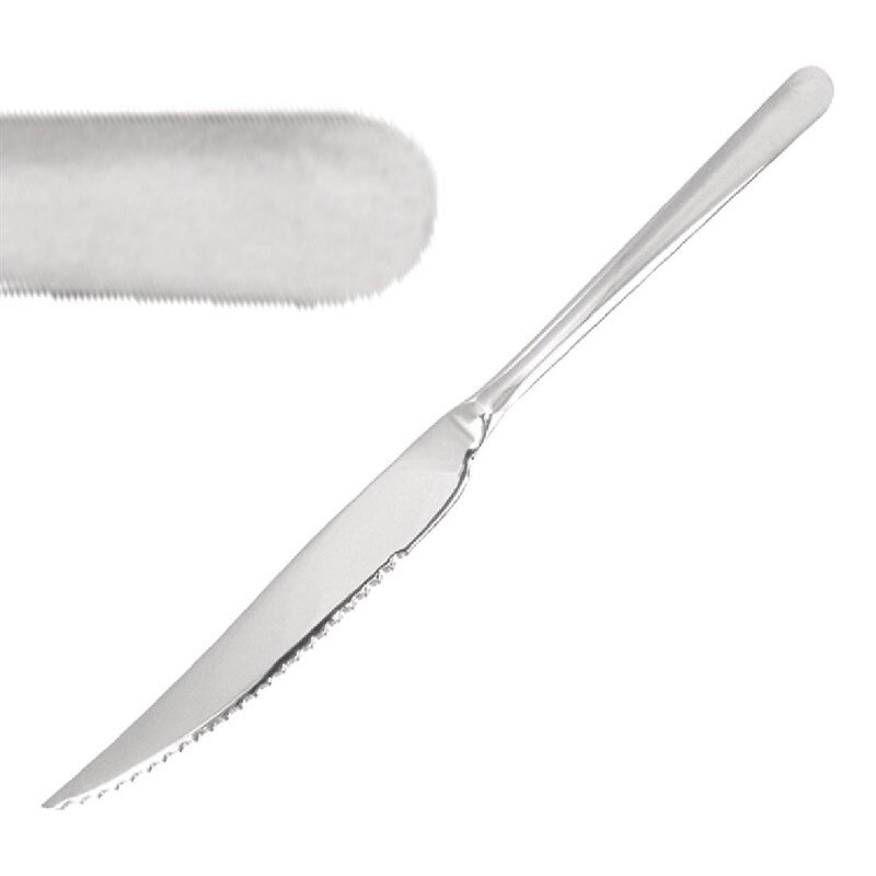 Olympia DL103 Kings Steakmesser – 240 Mm, Aus 18/0 Edelstahl, Hochglanz-Finish, Mit Regency-Wappen