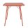 Bolero Terracotta Quadratischer Stahltisch - 700Mm