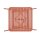 Bolero Terracotta Quadratischer Stahltisch - 700Mm
